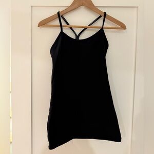 Lululemon Flow Y Tank Top - Size 4 - Black